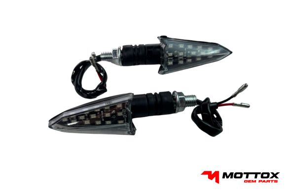 GUIA DIRECCIONAL LED 12V DC 15 SMD LUZ AMARILLA