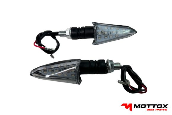 GUIA DIRECCIONAL LED 12V DC 15 SMD LUZ AMARILLA