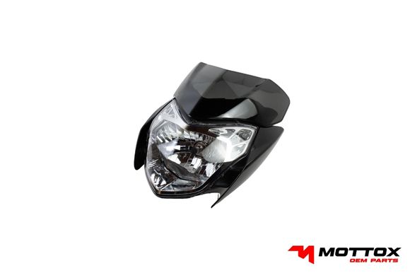 MASCARILLA Completo BAJAJ PULSAR 135 LS Negro