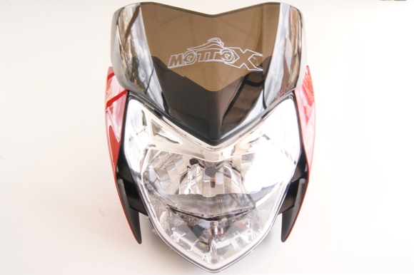 MASCARILLA Completo BAJAJ PULSAR 135 LS Rojo