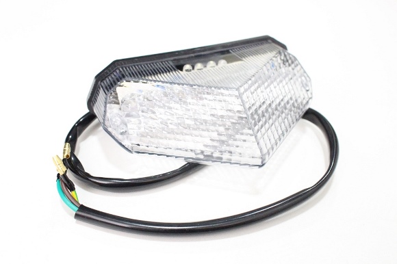 GUIA STOP LED DAYTONA DY250 SCORPION/AXXO TRX200/DUKARE DK200 LUNA TRANSPARENTE