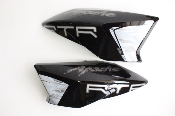 COBERTOR TANQUE Gasolina TVS APACHE RTR 180 Negro