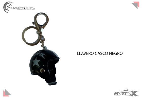 LLAVERO CASCO NEGRO