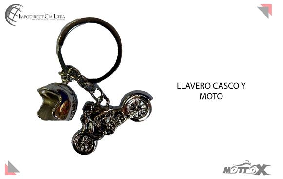 LLAVERO CASCO Y MOTO